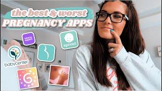 THE BEST & WORST PREGNANCY APPS || Pregnancy App Reviews + My Favorites