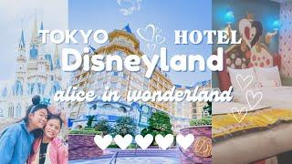 Tokyo Family Hotel Disneyland Alice in Wonderland Room - Full Tour | Japan Vlog