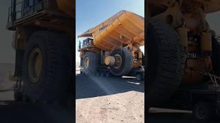 Transporting Komatsu mining trucks #heavymachinery