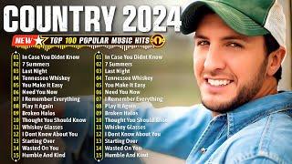 Country Music Playlist 2024 - Luke Bryan, Morgan Wallen, Luke Combs, Chris Stapleton, Jason Aldean