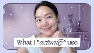 What I *actually* use in a day 24 hours  | Skincare Vlog