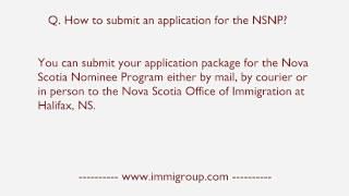 How to submit an application for the NSNP?