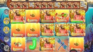 BIG BAS SPLASH - RECORD IN MY CHANNEL 7 FISHERMAN 10X MULTIPLIER - HUGE WIN - 2 FREE SPINS LEVEL 2