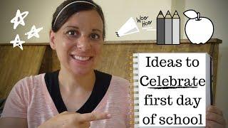 Ideas to Celebrate first day of School! / Before and After of School Room