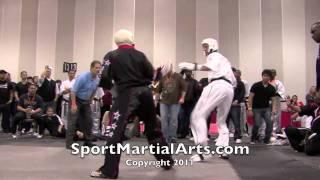 Jack Felton v Steve Babcock - 2011 COMPETE Internationals - Men's team sparring