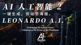 A.I. 人工智能 2: Leonardo A.I. - Create Labour Day Poster