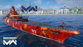 CN HUAQING in Tandem wars gameplay : Modern Warships