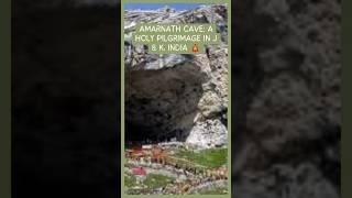 Amarnath Cave, Jammu and Kashmir, India  #dallake #kashmir #india #mountains #cave