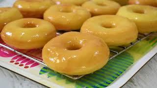 The SOFTEST NO-Knead - NO-Mixer GLAZED DONUTS |  Donuts Better than Krispy Kreme