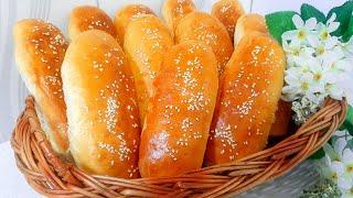 طرز تهیه نان باگت خانگی خوشمزه و باکیفیت و با ساده ترین مواد/آموزش نان ساندویچی خانگی نرم و خوشمزه