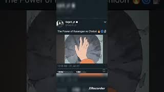 Power of rasingan vs chodiri sasuke naruto