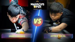 JAMES ARANAS VS JAYBEE SUCAL | MARBOYS OPEN 2024 #billiards  #9ballpool #highlights #vietnam