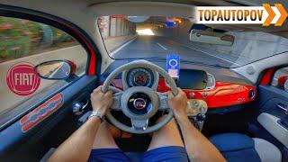 Fiat 500 Hybrid (51kW) |114| 5K60 TEST DRIVE POV – Acceleration... Wild goats.. etc