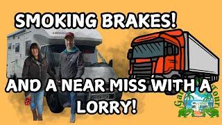 VANLIFE // LORRY DRIVER BRAKES FOR WHAT...... THEN BRAKE FAILURE!