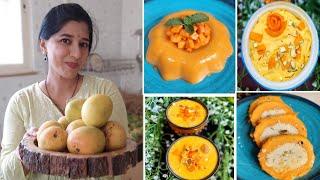 10 Tasty Mango Dessert and Drinks Recipes ll Easy and Quick Summer Special Mango Recipes  ll