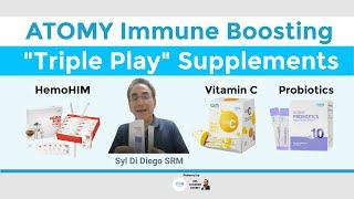 ATOMY Immune Boosting Triple Play Is Vitamin C, Probiotics & HemoHIM by SRM Syl Di Diego