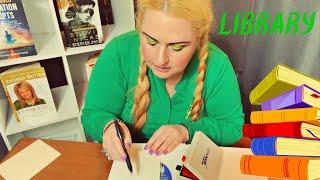ASMR Library Role Play  (With Page Turning And Typing)