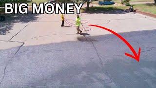 How To Make $8000 A Day Sealcoating - Asphalt Sealcoating Business (Ft. Forever Self Employed)