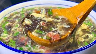 Seaweed egg flower soup, many people make mistakes, teach you a trick