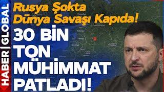 Ukrayna'dan Rusya'ya Şok Saldırı! Atom Bombası Gücündeki Patlama Bölgede Deprem Yarattı!