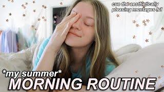 my summer morning routine!! *productive + healthy*