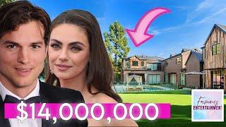 Ashton Kutcher and Mila Kunis | House Tour 2024 | Selling Their $14M Mansion Amid Divorce Rumors?