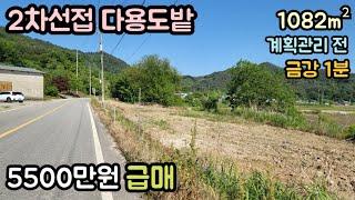 (매물번호14055) 5500만원 부여부동산 1082㎡(327) 부여땅 부여토지매매매물 시골땅 촌땅 주말농장 텃밭 집터 전원주택지 싼땅 세종시부동산 대전부동산 청주토지 공주부동산