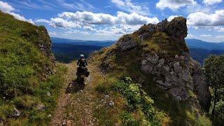 Trails beneath Sjenište of the Dinaric Alps, TET section 4, Bosnia & Herzegovina. ️  