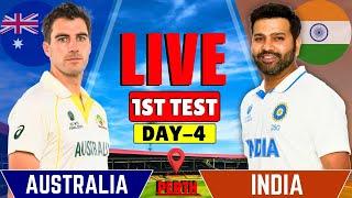 India vs Australia, 1st Test, Day 4 | IND vs AUS Live Match | Live Cricket Match Today | Session 2