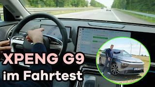 XPENG G9: Erste Fahrt auf Autobahn + Test der Assistenzssysteme (XPILOT), Verbrauch | Fahrbericht