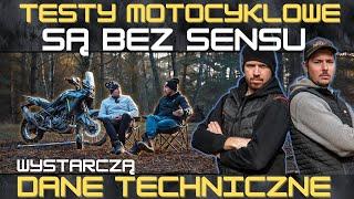 Testy motocyklowe nie mają sensu - wystarczą dane techniczne. Kupieni dziennikarze.