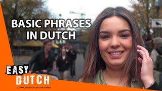 Easy Dutch 1 - Basic Phrases from the streets