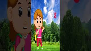 Learn 1 to 20 Numbers Names | 123 Number Names | 1234 Counting for Kids | Cartoon Video,shorts