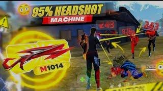 M1014  95% headshot rate ️| free fire max highlights 