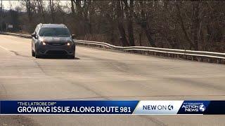 'The Latrobe Dip' leads to laughs online, concern from drivers