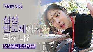 [직장인 Vlog] 삼성반도체에서 뭐하나? (생산관리 담당자편)