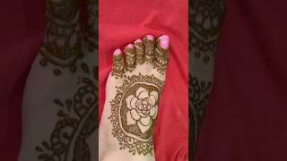 Very easy mehndi design for leg #t#trendingshorts #viralshort #viraltrend #shorts #short #viralshort