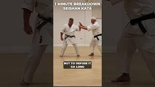 Seishan Kata: Tsurikomi defence and attack combination #shorts