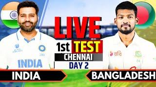 India vs Bangladesh, 1st Test, Day 2 | Live Cricket Match Today | IND vs BAN Live Score & Commentary