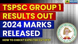 TSPSC Group 1 Mains Results Out | TSPSC Group 1 Mains Cut Off 2024 Expected | TSPSC Group 1 Results