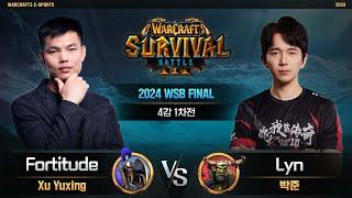 Fortitude(H) vs Lyn(O) / 2024 WSB FINAL 4강 1차전 / 워크래프트3, Warcraft3