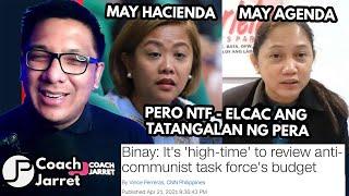 KALOKOHAN NI NANCY BINAY AT JOEL VILLANUEVA PARA MAKAKUHA NG BOTO TANGGALAN NG BUDGET ANG NTF-ELCAC