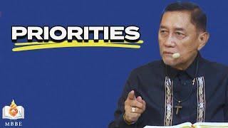 Priorities - Dr. Benny M. Abante, Jr.