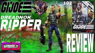 cXc G.I. Joe Classified Series #102 Dreadnok RIPPER Figure Review