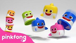  Color the Cube Shark Family | Learn Colors with Baby Shark | Pinkfong Kids Song