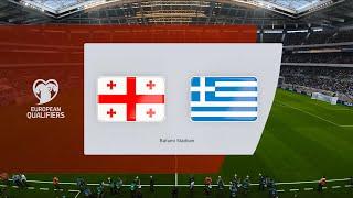 Georgia vs Greece | 2022 FIFA World Cup Qualifiers | PES 2021