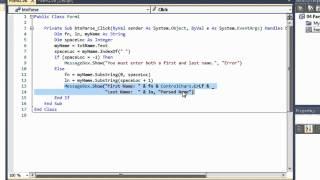 06B Parsing with IndexOf and Substring