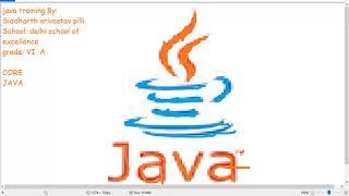 core java training by siddharth srivastav pilli