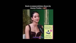 Ananya Pandey’s Favorite Books: From Palace of Illusions to Sally Rooney 