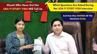 USA F1 Study Visa Interview Experience Insights from a Student | Question Asked During USA F1 Visa